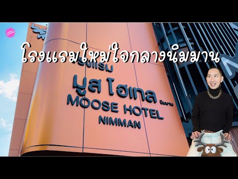 ￼ โรงแรมใหม่ใจกลางนิมมาน Moose Hotel Nimman