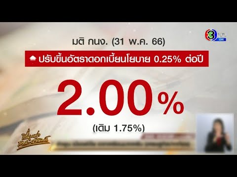 ธนาคารกรุงเทพ-ธ.ก.ส.-กสิกรไทย ประกาศปรับขึ้นอัตราดอกเบี้ยเงินฝาก-เงินกู้