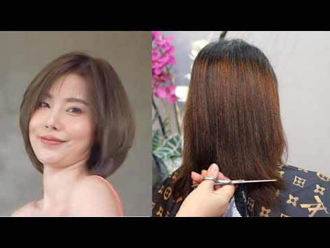 Beautiful short haircut hairstyle ตัดผมสั้น สวย สวย ใสใส ขอบคุณ คุณเมย์ ศธัญกร